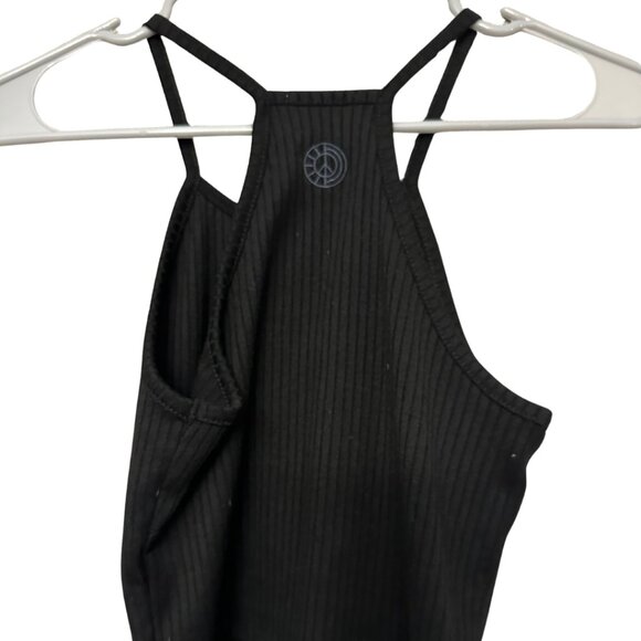 ☀️ Earthbound Black Ribbed Cropped Tank - Picture 3 of 3